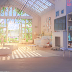 This is a pixiv picture whose title is Nikki room 『Shining Nikki』.