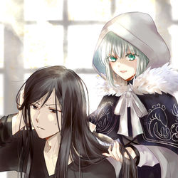 This is a pixiv picture whose title is エルメロイ師弟.