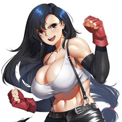This is a pixiv picture whose title is Tifa Lockhart-Final Fantasy VII.