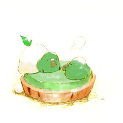 This is a pixiv picture whose title is 抹茶ケーキ.