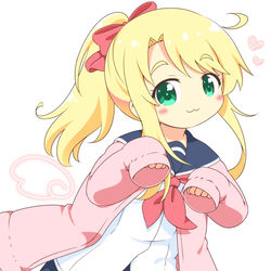 This is a pixiv picture whose title is 制服はサイキョー.