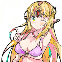 This is a pixiv picture whose title is ゼルダちゃん.