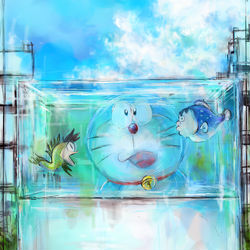 This is a pixiv picture whose title is aquarium II.