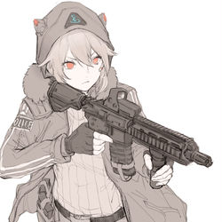 This is a pixiv picture whose title is 【杂项】论外－an94.