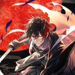 This is a pixiv picture whose title is 肥前.