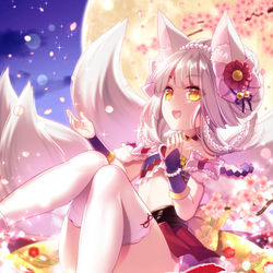 This is a pixiv picture whose title is 義姫-龍巣嫁入狐-.