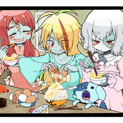 This is a pixiv picture whose title is お夜食（隠密）.