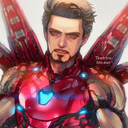 This is a pixiv picture whose title is ありがとう、アイアンマン。.
