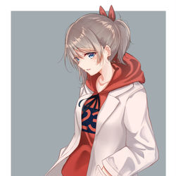 This is a pixiv picture whose title is ポニテ曜ちゃん.