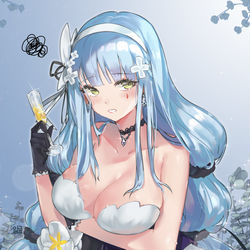 This is a pixiv picture whose title is HK416.
