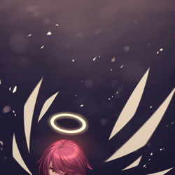 This is a pixiv picture whose title is 天使の祝福.