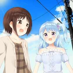 This is a pixiv picture whose title is かのつぐ お散歩.