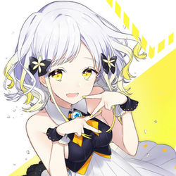 This is a pixiv picture whose title is 企画が潰れて2Dのまま放り出された少女.