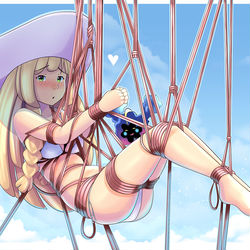This is a pixiv picture whose title is リーリエのぶら下げボンデージ.