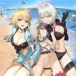 This is a pixiv picture whose title is 長女次女三女.