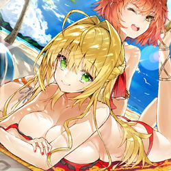 This is a pixiv picture whose title is さまーねろ！.