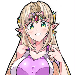 This is a pixiv picture whose title is ゼルダちゃん.