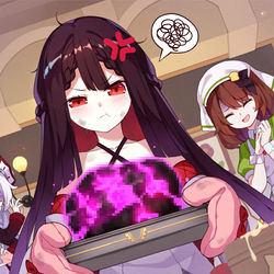 This is a pixiv picture whose title is ダーク料理.