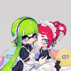 This is a pixiv picture whose title is メイド3号8号.