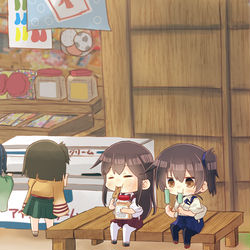 This is a pixiv picture whose title is だがしやさん.