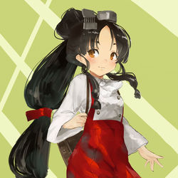 This is a pixiv picture whose title is 日進.