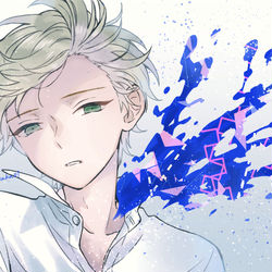 This is a pixiv picture whose title is 飛び散る.
