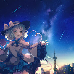 This is a pixiv picture whose title is 滴星盞.