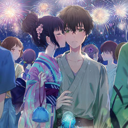 This is a pixiv picture whose title is 氷菓.