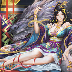 This is a pixiv picture whose title is 三國殺-邹氏.