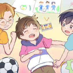 This is a pixiv picture whose title is さらざんまいlog2.