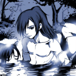 This is a pixiv picture whose title is 温泉.
