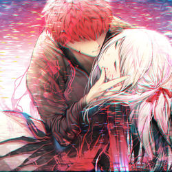 This is a pixiv picture whose title is 正義の味方になりたかった.