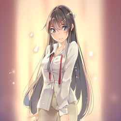 This is a pixiv picture whose title is 麻衣さん.