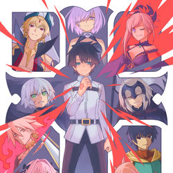 This is a pixiv picture whose title is FGO4周年イラコン.