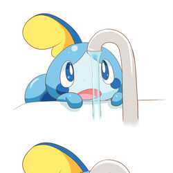 This is a pixiv picture whose title is 水を飲むのが下手なメッソン.