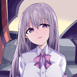 This is a pixiv picture whose title is 押し倒したりしちゃわないんだ？.