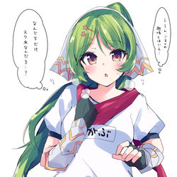 This is a pixiv picture whose title is 体操服神ガブちゃん.