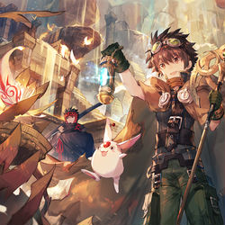 This is a pixiv picture whose title is 時の遺跡を辿る.