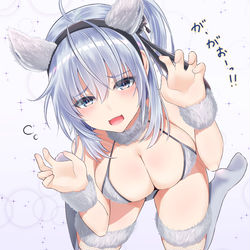 This is a pixiv picture whose title is 涼月(E:シルバーウルフ).