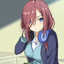 This is a pixiv picture whose title is みく('ω').
