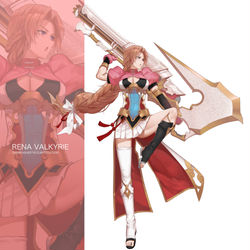 This is a pixiv picture whose title is RWBY fusion : Rena.