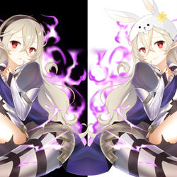 This is a pixiv picture whose title is 闇カムイ.