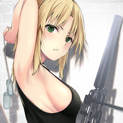This is a pixiv picture whose title is タンクトップモードレット.