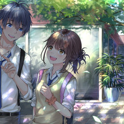 This is a pixiv picture whose title is 寄り道.