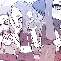 This is a pixiv picture whose title is イカタコ.