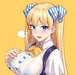 This is a pixiv picture whose title is 💛💙💙.