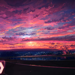 This is a pixiv picture whose title is 道.
