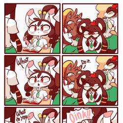 This is a pixiv picture whose title is Sneeze (Comic).