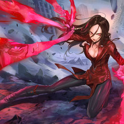 This is a pixiv picture whose title is スカーレット·ウィッチ.