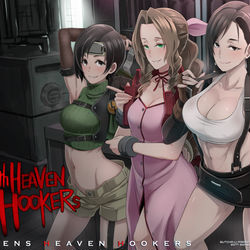 This is a pixiv picture whose title is 7th HEAVEN HOOKERs.